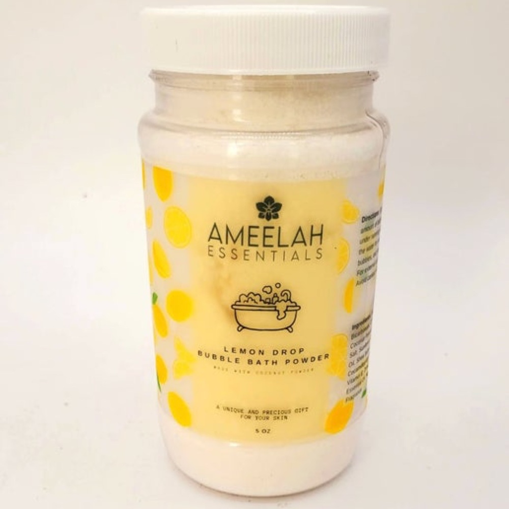 Bubble Bath Powder (8oz) - Lemon Drop - NEW WITH TAGS